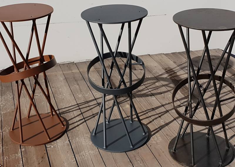 Fabrication d'un tabouret en métal sur mesure Rhone ALPES