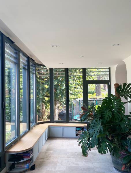 Création d'une Verrière à la Typologie d’un Pavillon d’Écriture du Début du XXe Siècle à Lyon