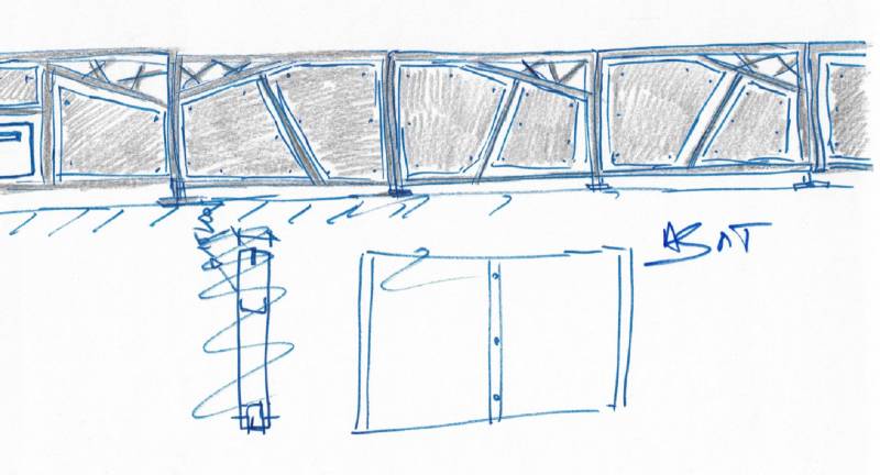 Création et pose d'un portail coulissant sur mesure à Neuville (01)