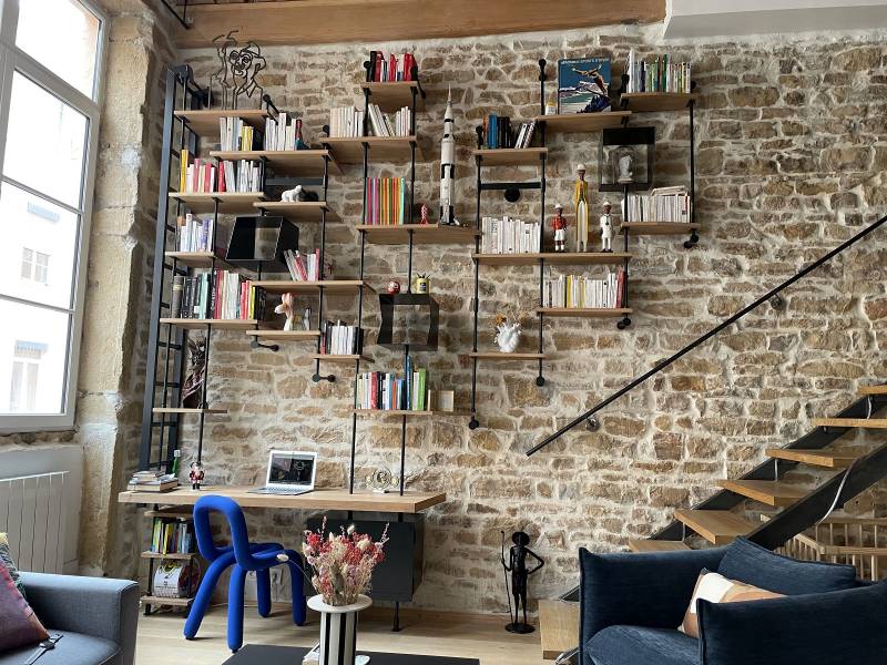 Creez votre bibliothèque sur mesure avec ASMT DESIGN, votre artisan métallier sur Lyon