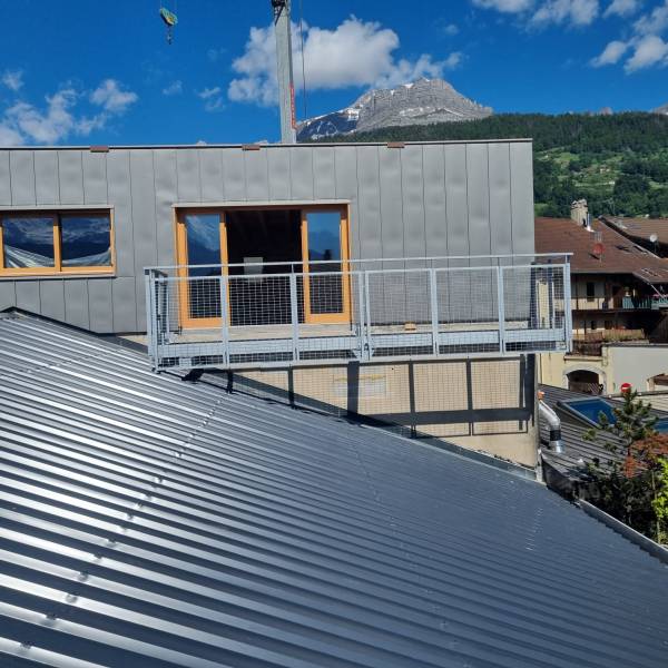 Réalisation d'une surélévation de balcon sur mesure à Sallanches (74700)